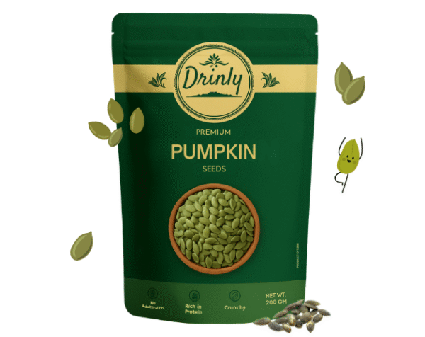Oat CakeDrynly Pumpkin Seeds – 200g | Rich in Magnesium & Zinc | Superfood for Everyday Health