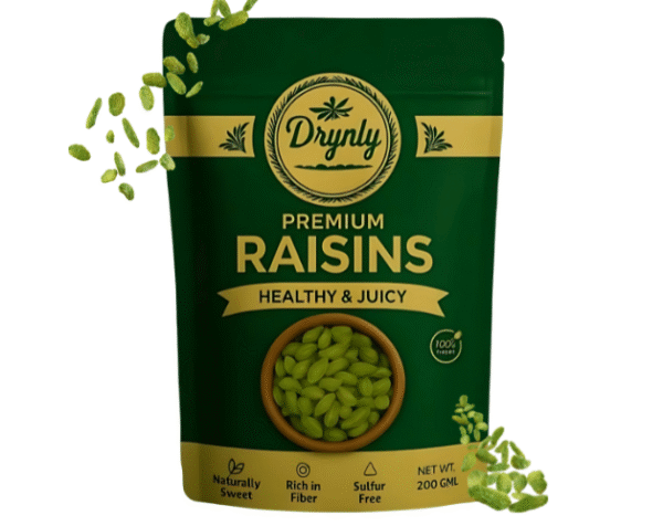 Drynly Premium Raisins – 200g | Natural Sweetness & Iron-Rich Energy Snack
