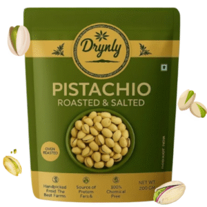 Drynly Premium Pistachios – 200g | High-Protein Crunch | Naturally Salt-Free