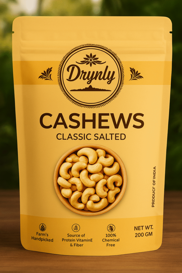 Drynly Premium Cashew Nuts – 200g | Rich in Protein & Healthy Fats - Image 3