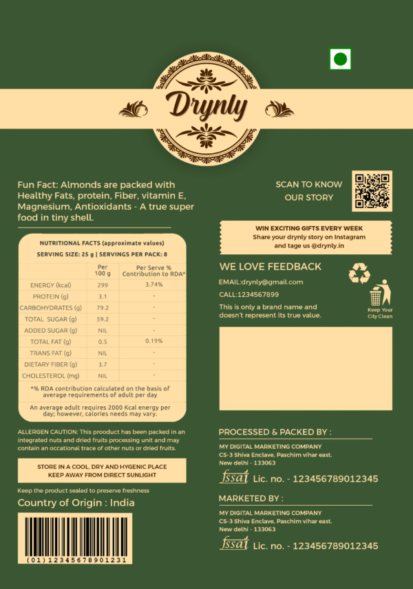 Drynly Premium Raisins – 200g | Natural Sweetness & Iron-Rich Energy Snack - Image 2